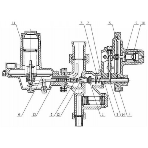 Ремкомплект к регулятору давления газа РДГД-20М-0,6; -1,2